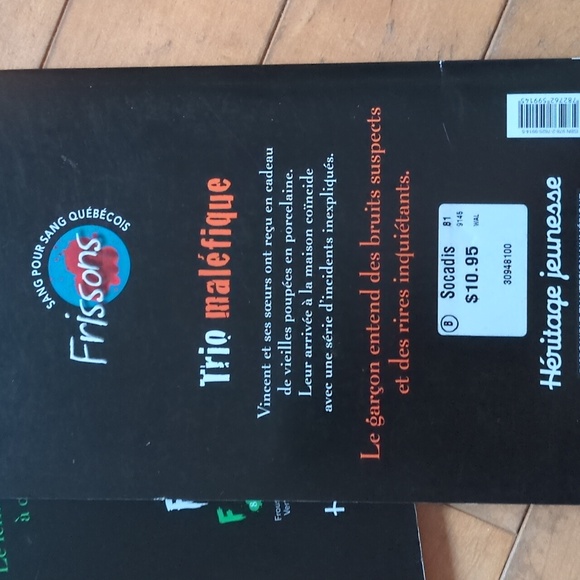 🌞2/15$ Lot 3 Livre Épouvante Pour Ado - Picture 6 of 7